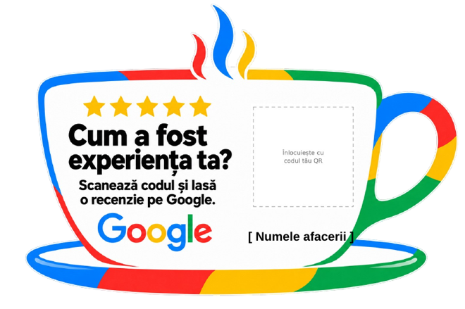 Cartonaș pentru recenzii: Cafenea