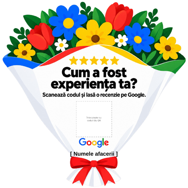 Cartonaș pentru recenzii: Florărie