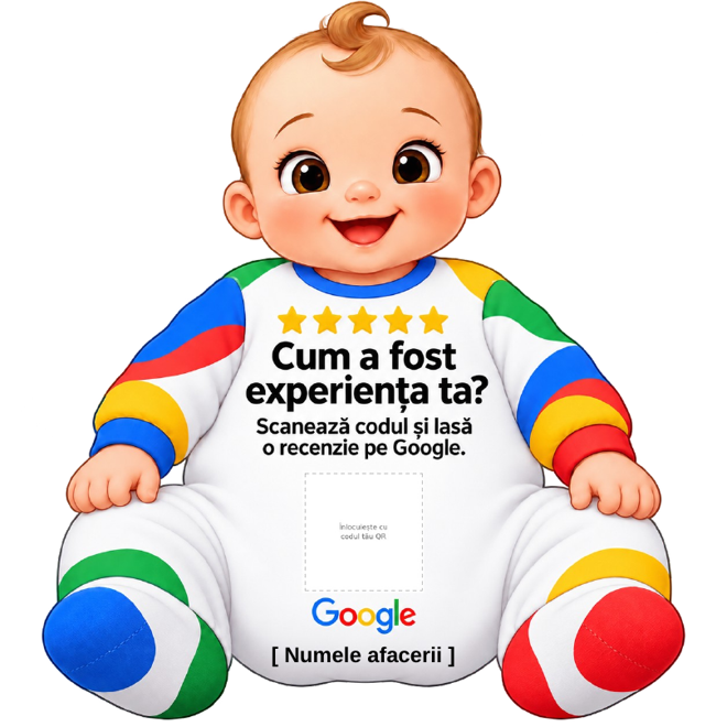 Cartonaș pentru recenzii: Haine pentru bebeluși