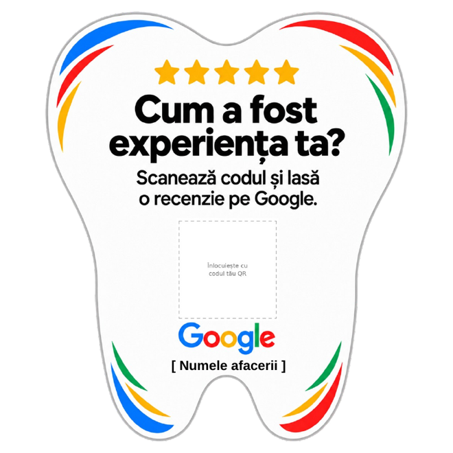 Cartonaș pentru recenzii: Stomatologie